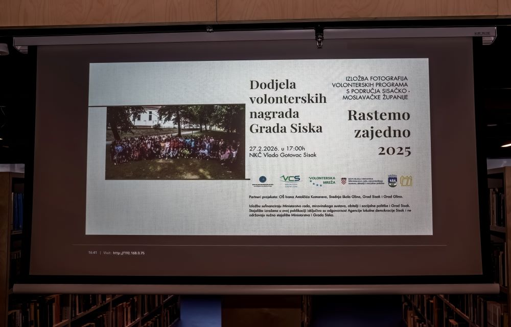 Podjela volonterskih nagrada Grada Siska